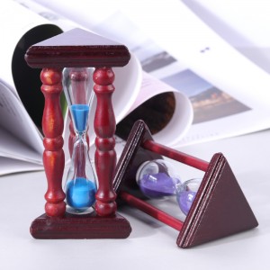 Anpassad 15 minuter Heminredning Sandtimerinredning Trä Stora en timmes timglas