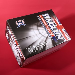 Tillverkare kartong förpackningslåda fällbara papper färglåda tryckning digital produktförpackningslåda design logotyp