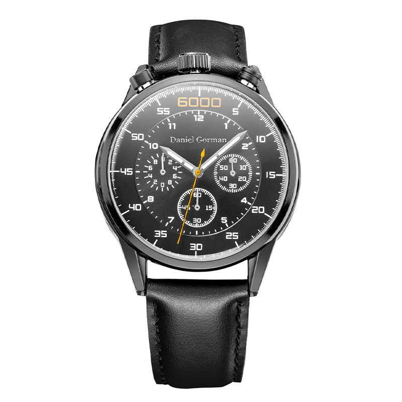 Daniel Gorman Casual Quartz Watch Men Classical Sports Watches rostfritt stål Klassiska kvartsklockor