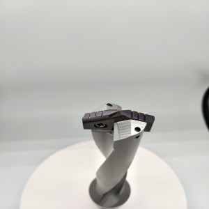 9,8 ~ 114mm Snabb borrbit sida fast spiralkant deill Hss insats + tennkarbidinsats + tenn