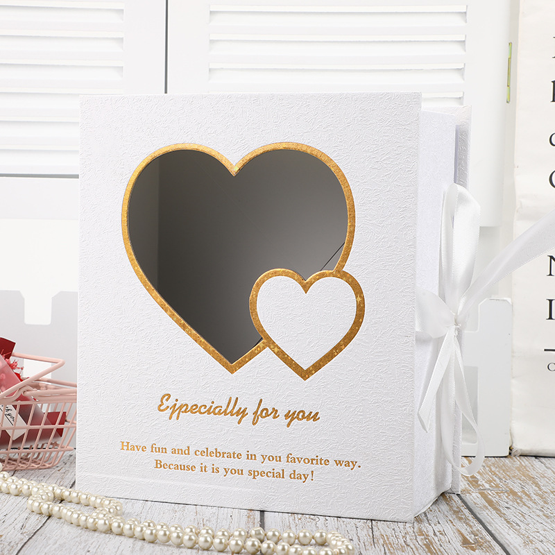 Candy Box Teacher \\ 's Day Present Box Exquisite Ribbon Packaging Folding Box kan skriva ut logotyp
