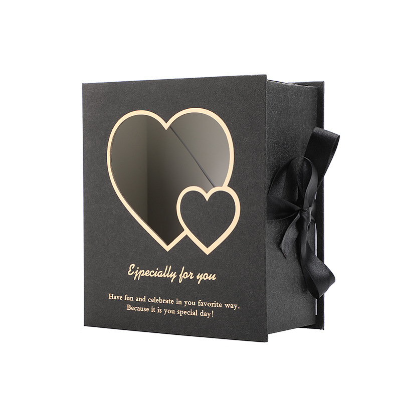 Candy Box Teacher \\ 's Day Present Box Exquisite Ribbon Packaging Folding Box kan skriva ut logotyp