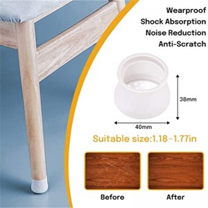 Elastisk silikonstolens bensöverdrag