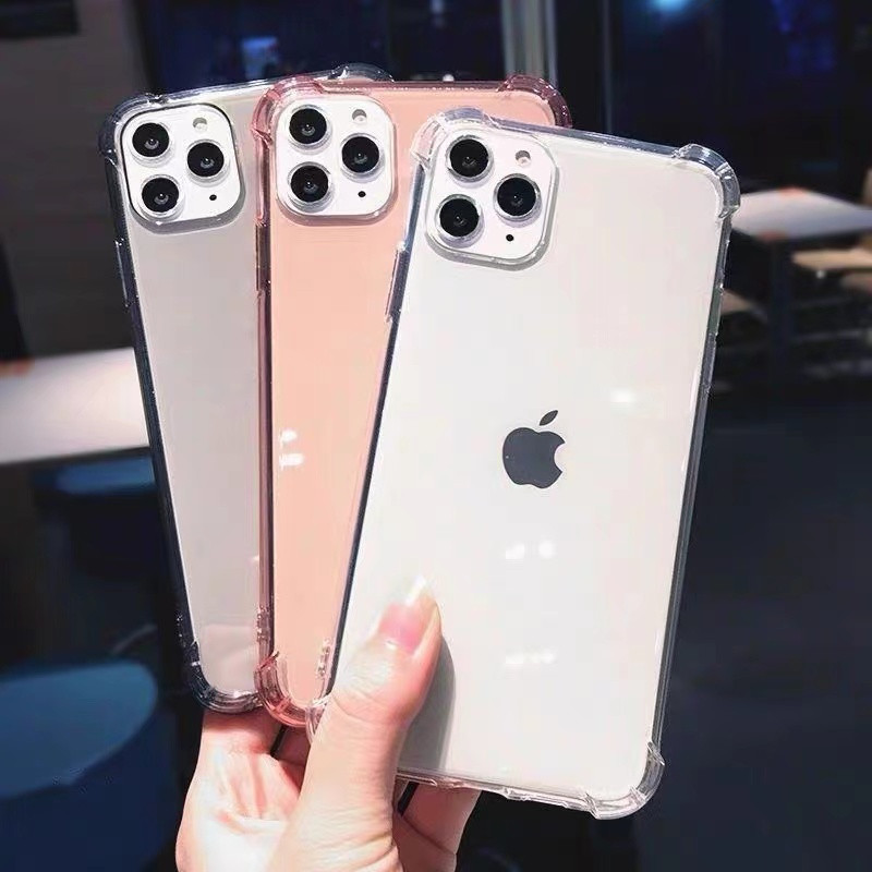 Lämplig för Apple 13Promax-telefonfodral Transparent All-Inclusive Airbag Silicone Phone Case
