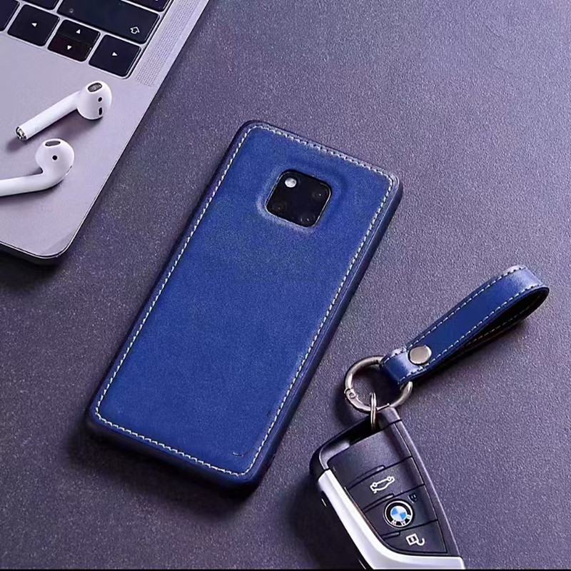 Anpassad till Huawei Mate20Pro Mobiltelefonfodral Ny Mate20 Lambskin Premium Sense 20x All-Inclusive Anti-Fall Pro Curved Screen Protector Case Meter Shell M20 Men \\ 's Simple Female Nisch Applicable Meite Mt MT