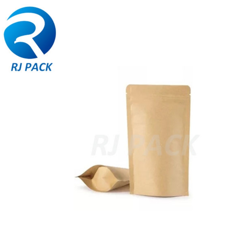 En-sida belagd ren Kraft Paper Pouch