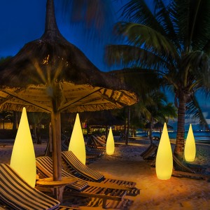 Trädgård uteplats däck simning pool dekoration modern ledning stående golvbelysning fjärr rgb färg byte LED -ljus golvlampa utomhusbelysning batteridriven vattentät laddningsbar