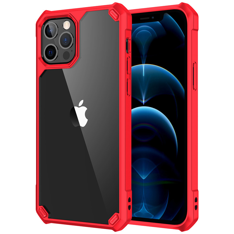 Lämplig för iPhone 12Pro-fall, tungt militärt skyddsfall, stötsäker solidfodral