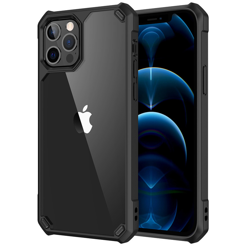 Lämplig för iPhone 12Pro-fall, tungt militärt skyddsfall, stötsäker solidfodral