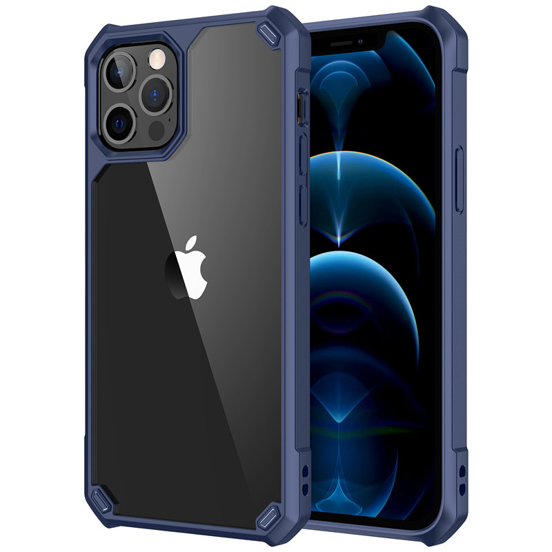 Lämplig för iPhone 12Pro-fall, tungt militärt skyddsfall, stötsäker solidfodral