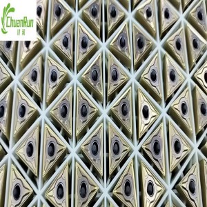 Vridande insatser Roughing Finishing Steel gjutjärn i rostfritt stål