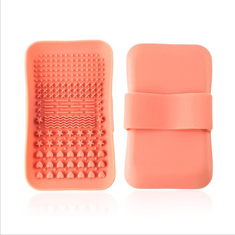 Makeup Washing Brush Cleaning Mat Foundation Makeup Brush Scrubber Board Silikon Makeup Brush Cleaner Pad