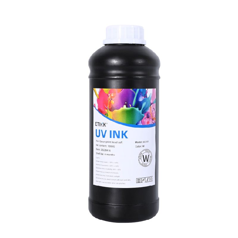 UV-LED-mjukt bläck är lämpligt för Epson Print Head för att skriva ut PVC TPU