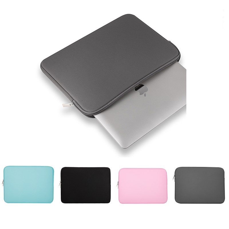 Mjuk filt bärbar datorhylsa påsar cover case portfölj 11 13 14 15 6 tum för Apple Mac Pro MacBook