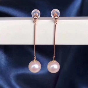 18k/14k/10k/9k guldpärlörhängen redo att skicka