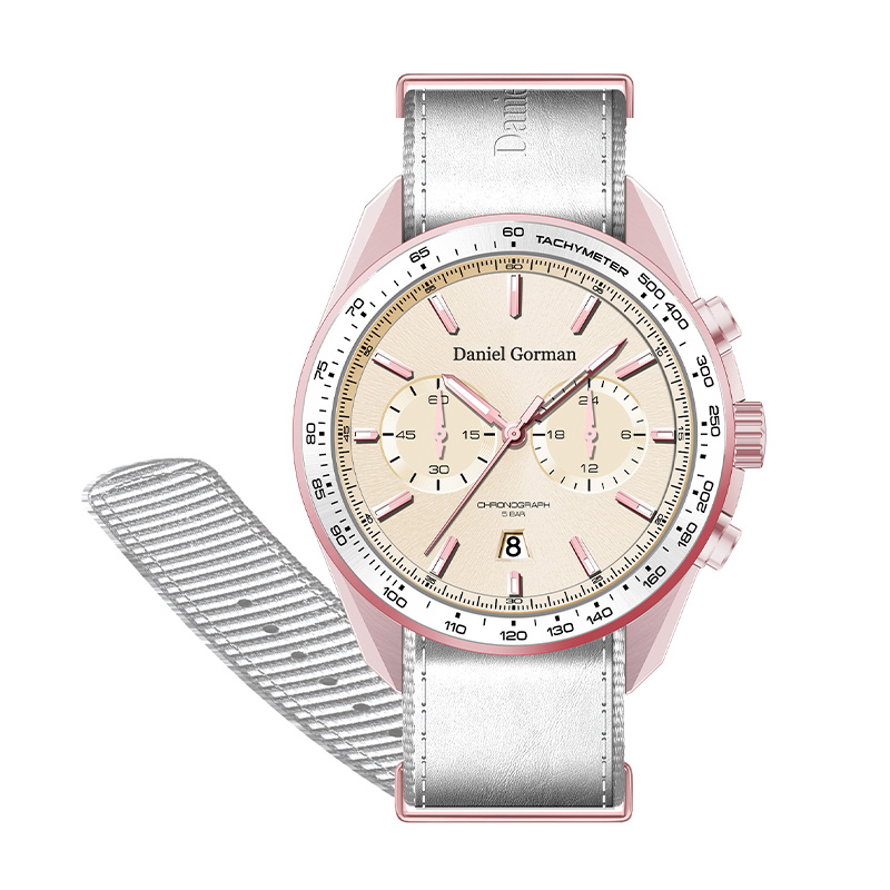 2022 Daniel Gormandg9005 Luxury Men Watches Custom Logo Automatisk armbandsur rostfritt stål dubbel Tourbillon mekanisk klocka
