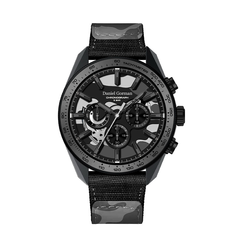 Daniel Gormandg9006 Watch Men \\ 's Watch OEM rostfritt stål japansk rörelse kronograf Men \\' s Watch Sapphire Glass Watch