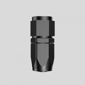 Aluminium svängde en slangänd passning för flätad bränsleledning