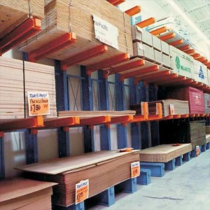 Cantilever rack för trä