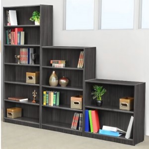 Bokhylla, hem, kontor, skoldisplayfodral