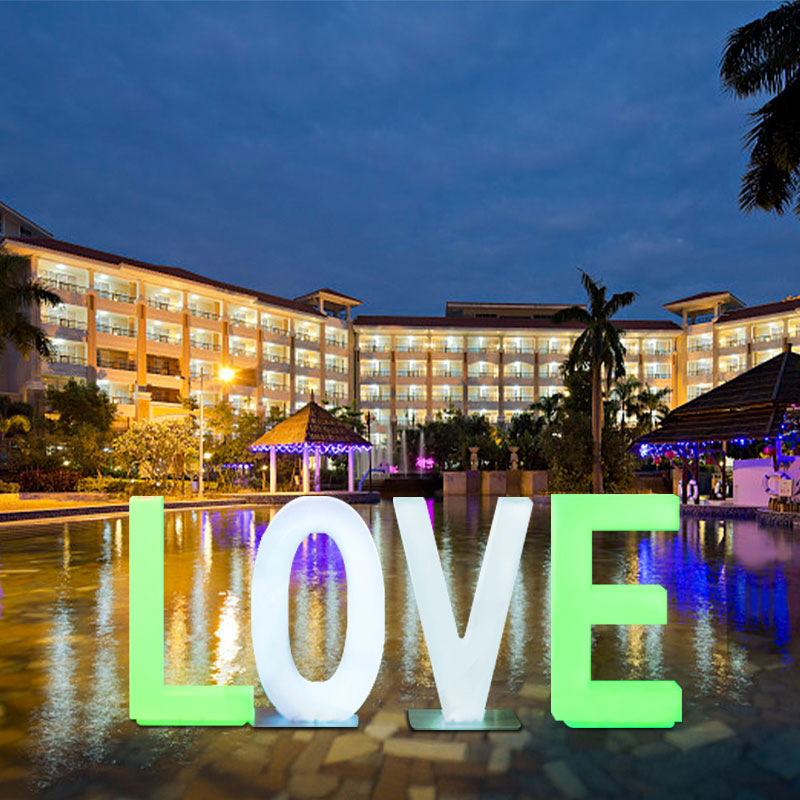 Anpassad 3D LED -skylt Neon LED -lampor Sign Marker Letter Arabiskanummer Ljus Skylt för bar, hotell, bröllop, födelsedagsfest, jul, Thanksgiving Festival Decoration