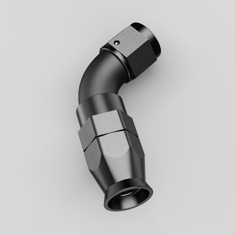 PTFE 60 graders slangändbeslagadapter