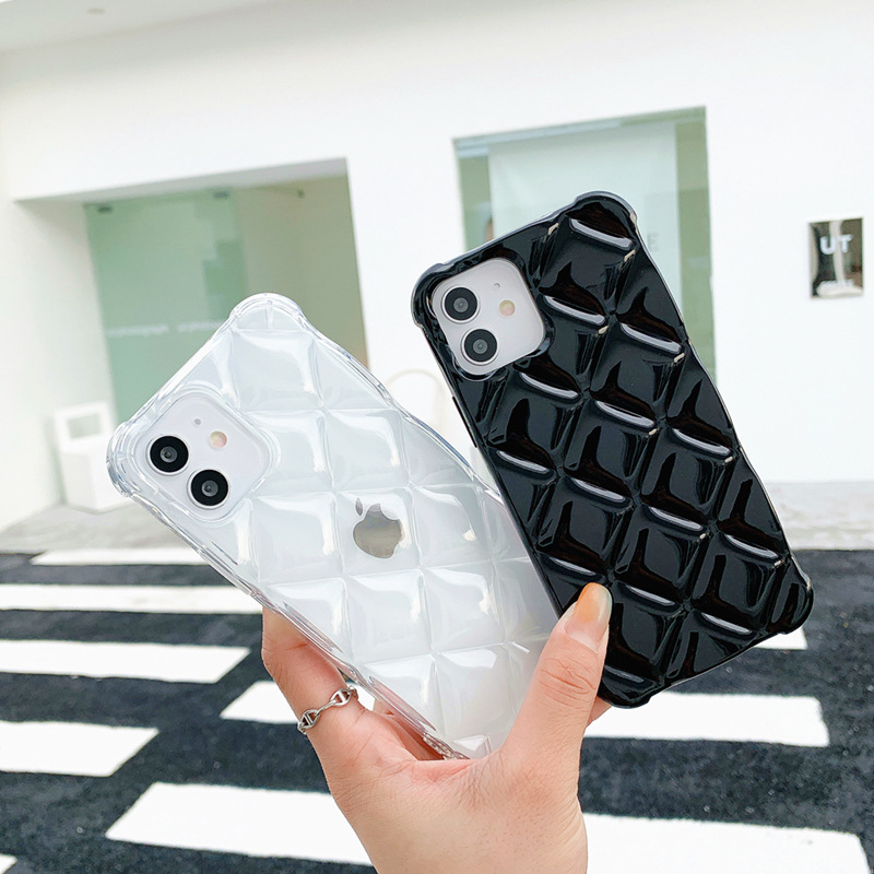 Nytt mobiltelefonfodral Apple iPhone14/pro skyddande fodral tpu gitter anti fallande skyddande fall