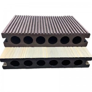 Ny populär god kvalitet lågpris WPC Engineered Flooring Outdoor Decking Tiles Wood Plastic Composite Tile