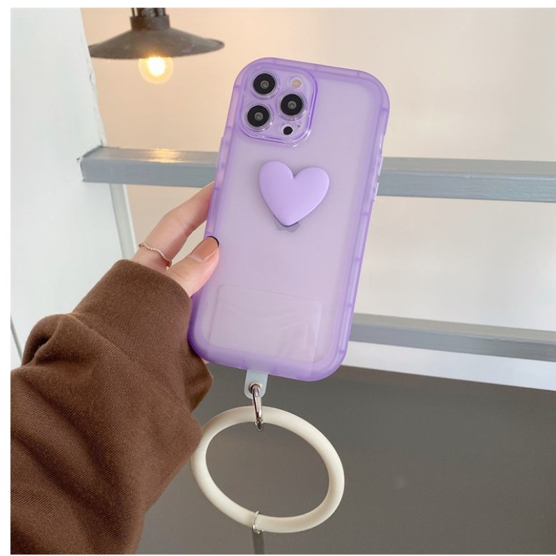 Lämplig för Apple iPhone13Pro Mobiltelefonfodral, Silikon mobiltelefonfodral, armband kärlek mjukt fodral