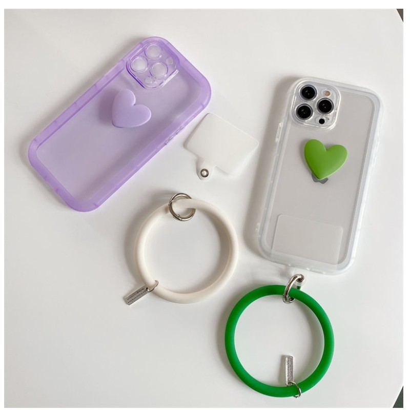 Lämplig för Apple iPhone13Pro Mobiltelefonfodral, Silikon mobiltelefonfodral, armband kärlek mjukt fodral