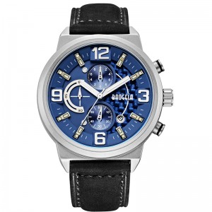 Baogela Men\'s Black Sports Quartz Watch Leisure Fashion Analog Timing Watch Display Men \\\\ \'s Watch 1709 Black Blue
