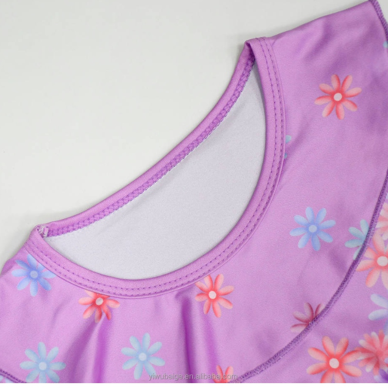 TV -film Cosplay Girls Short Sleeve Flower Ruffles Princess Party Clothes Dress Costumes