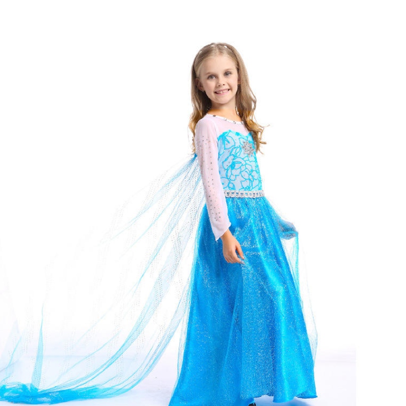 Dennya Aisha Party Princess Dress Girls Long Dress Aisha Princess Dress med en full uppsättning tillbehör