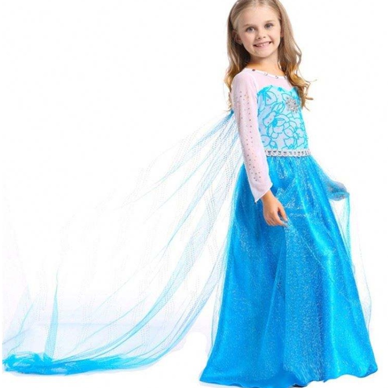 Sommar kortärmade prinsessor barns klädbarn \\ klädflickor klär D0684
