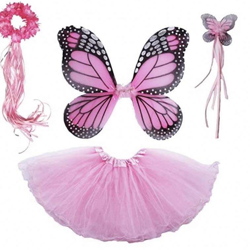Carnival Costumes Girls \\ 'Fairy Party Set Age 3-8y Princess Fairy Tutu kjol Kostym DGHC-035