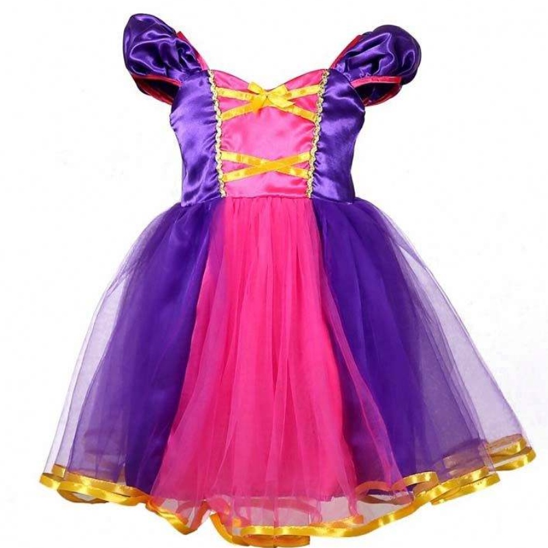Baby Costume Party Dress Up Princess Rapunzel Baby Girl Party Dresses Princess Birthday DGHC-031