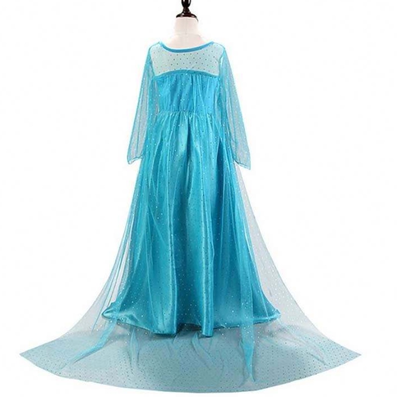 Children's Christmas Birthday Party Princess Cosplay Elsa 2 Girls Dress DGHC-002