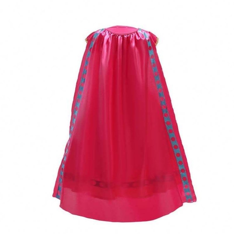 Flickor klä upp födelsedagen Halloween Party Little Princess Costume Arabian Dress with Cape Tiara Wand Hcal-002
