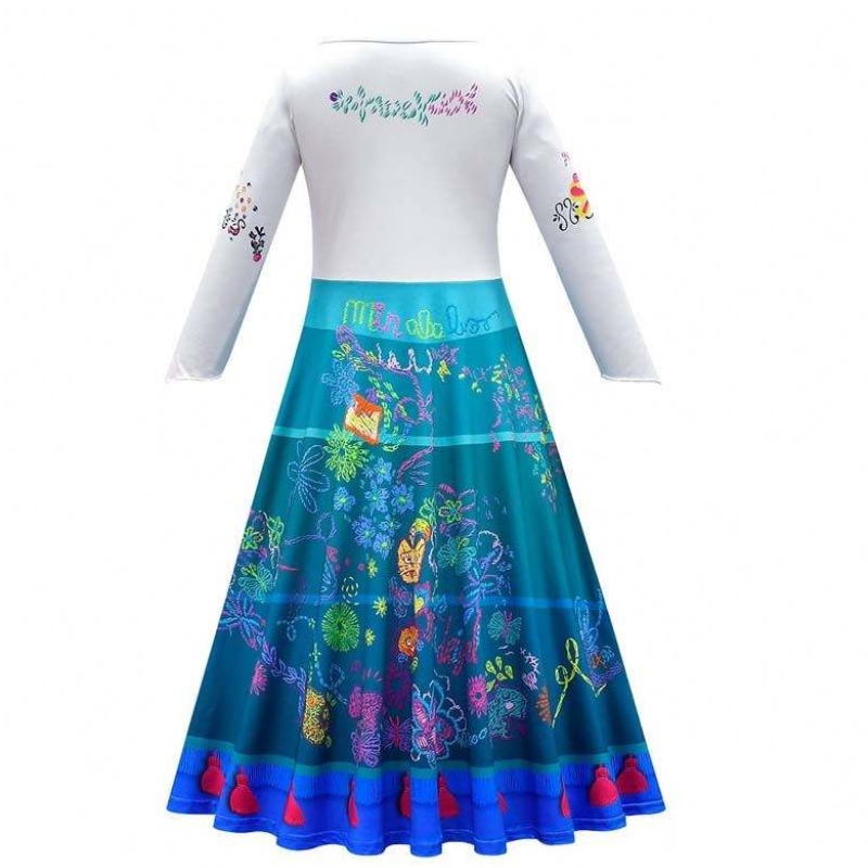 Trending Products 2022 90-160cm Hallowen Princess Dress Isabela Madrigal Encanto Mirabel Cosplay HCIS-012