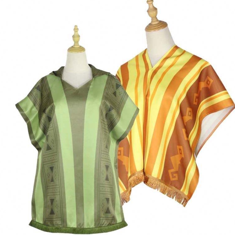 Trending Products 2022 Halloween Cosplay Costumes Camilo Cloak Encanto Bruno Costume For Kid HCIS-004