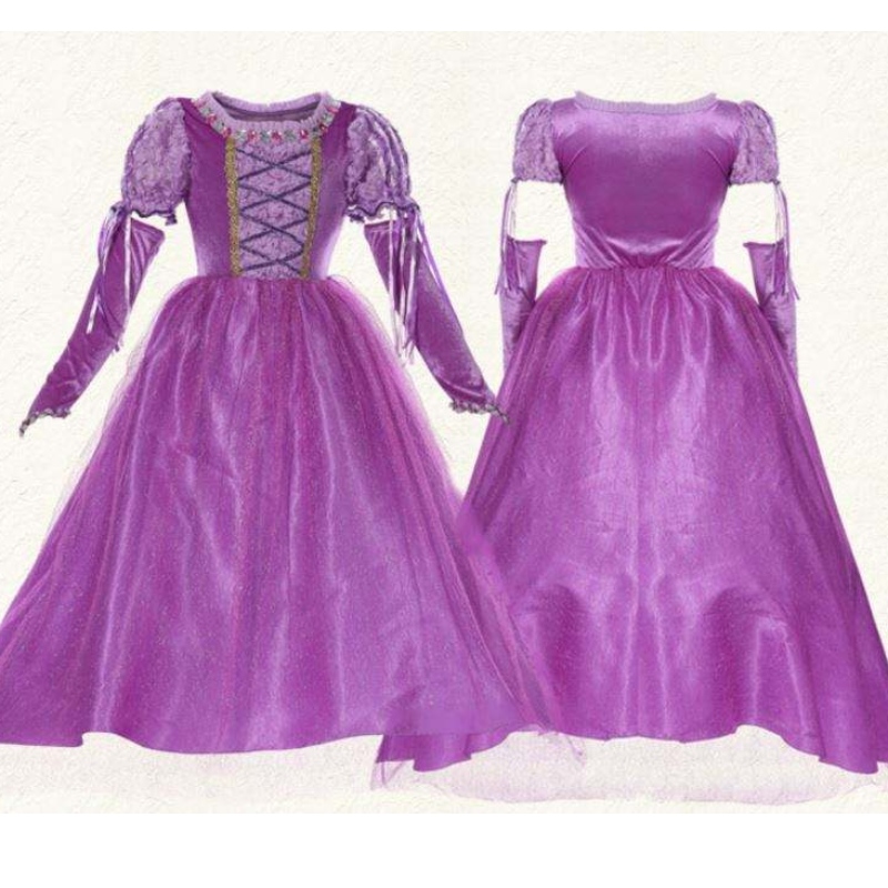 2022 Halloween Cosplay Costume Women Rapunzel Vuxen Princess Sofia Costume HCRS-013