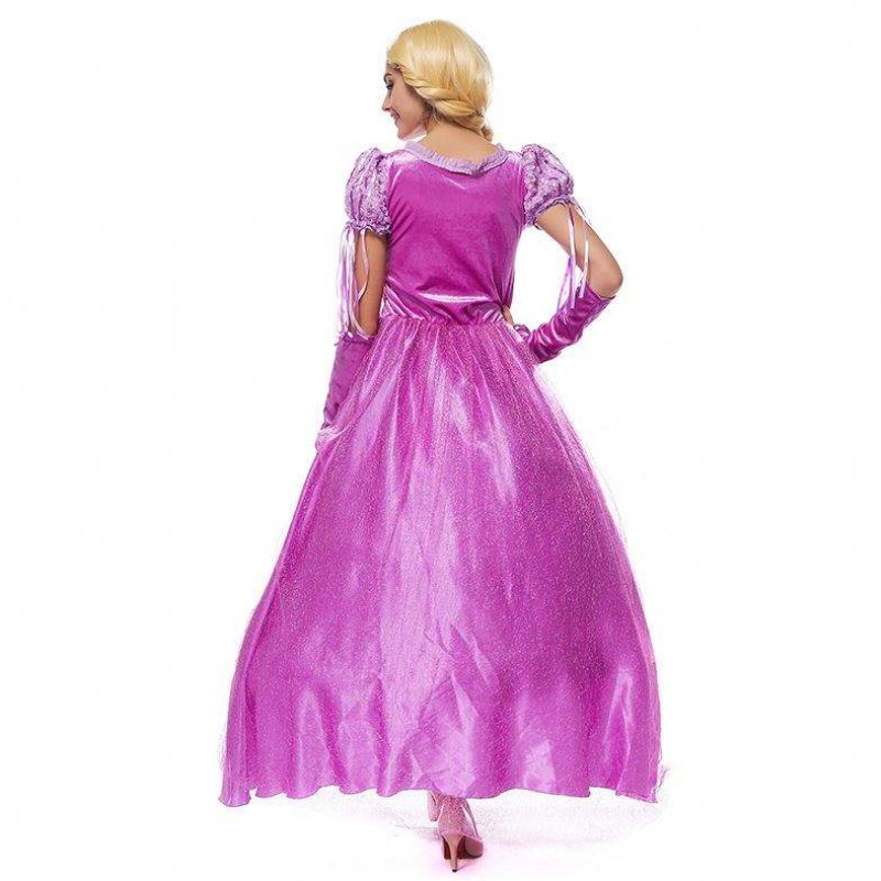 2022 Halloween Cosplay Costume Women Rapunzel Vuxen Princess Sofia Costume HCRS-013