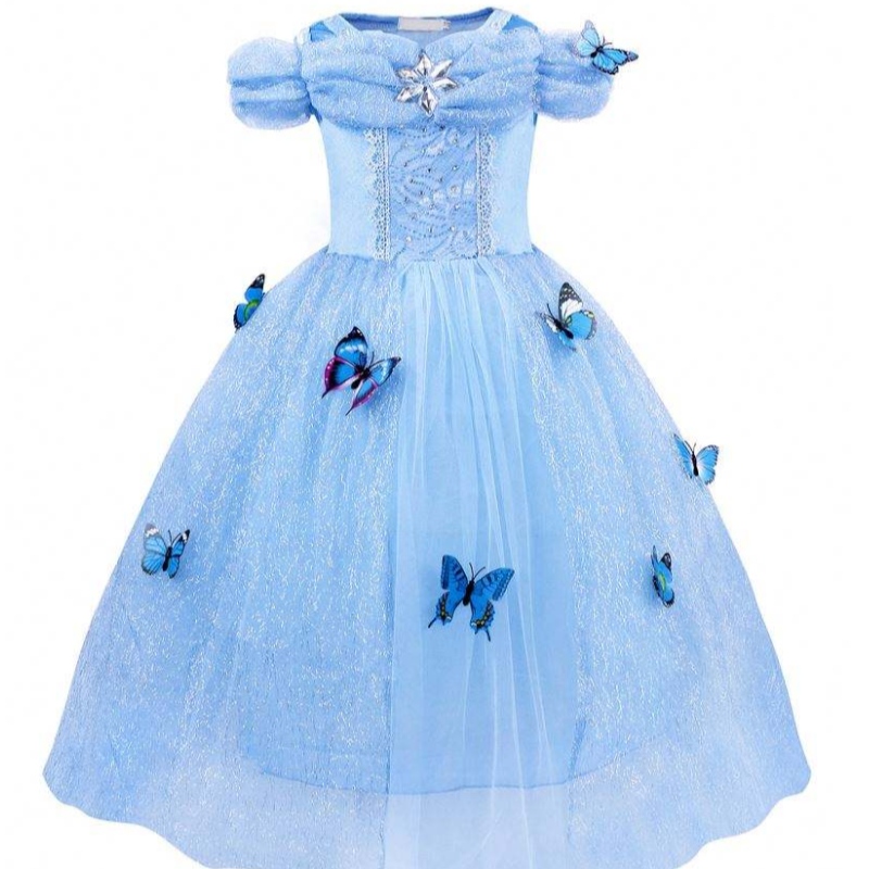 Tv&film kostymer flickor prinsessor klänningar barnfest barn cosplay