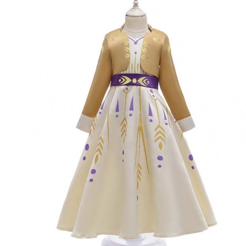 Film 2 Princess Elsa och Anna Baby Girls Cosplay Dress BX1662