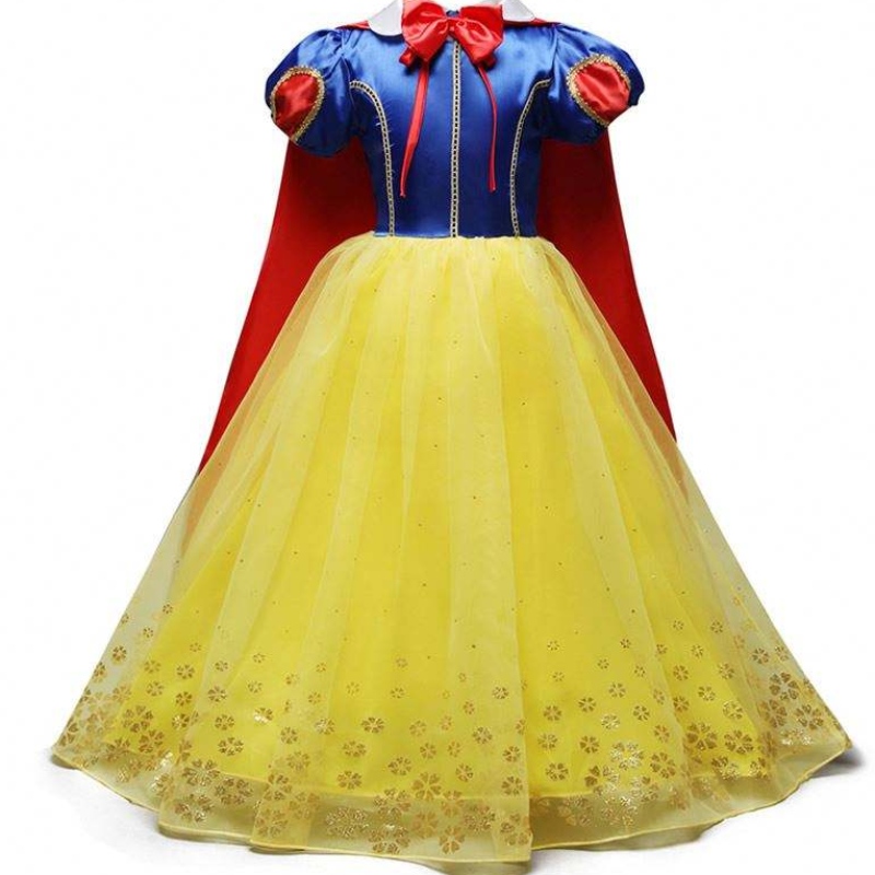 Flickor Snow White Dress Kids Princess Dress Up Costumes Toddler Snow White and Huntsman Fancy Clothing Christmas Party Outfits