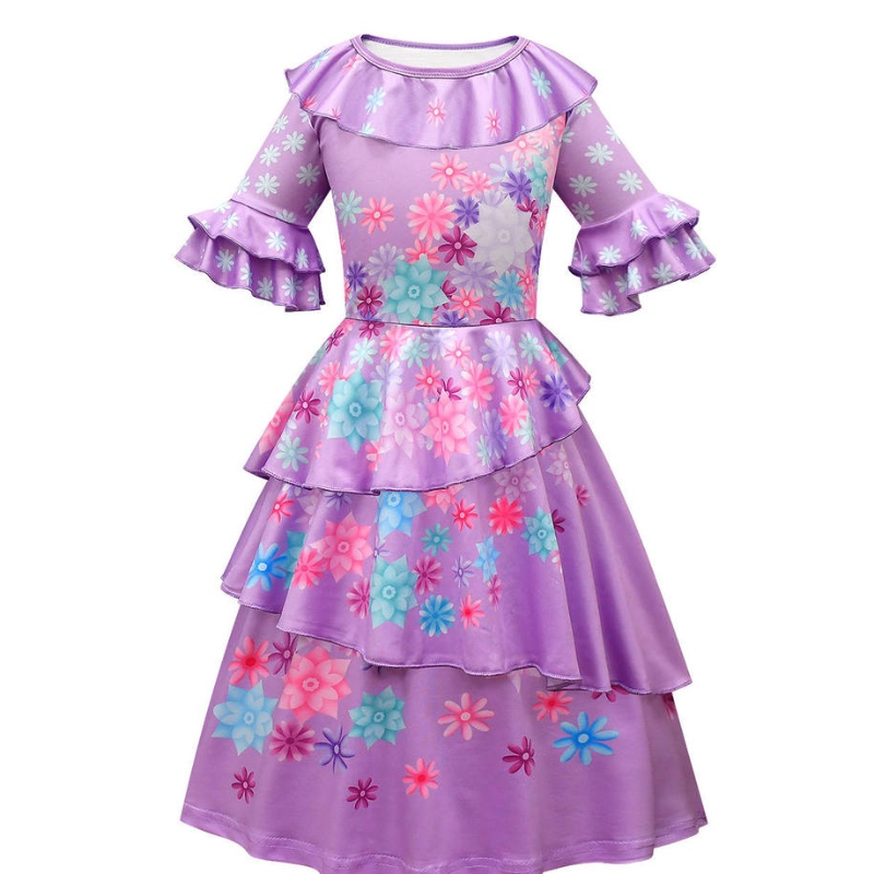 Girl Dresses Magic Full House Children's Cosplay Princess Dress Kid Girls Cartoon Princess Dress för sommaren