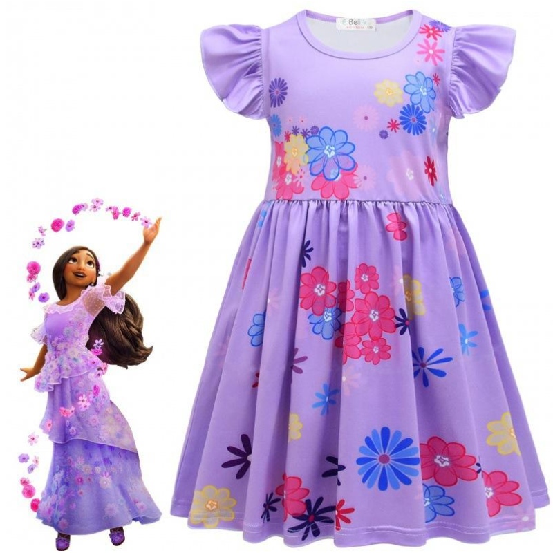 Girl Dresses Magic Full House Children's Cosplay Princess Dress Kid Girls Cartoon Princess Dress för sommaren