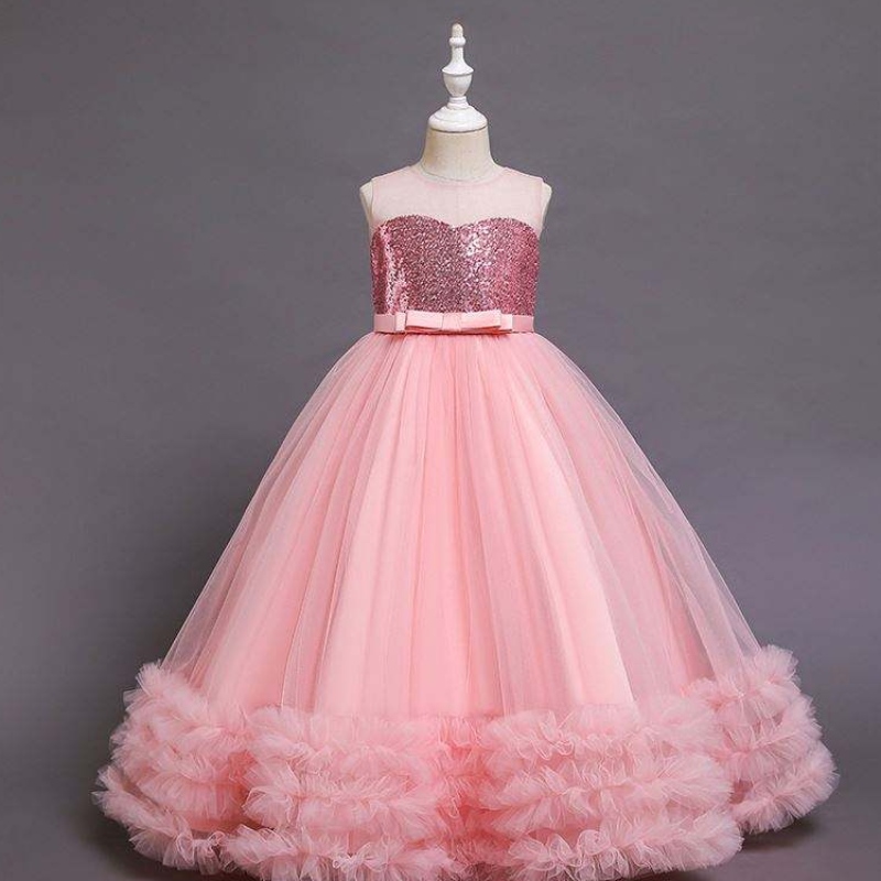 Girls Party Prom Clothing Flower Girls Princess Wedding Ball Gown Evening Dresses