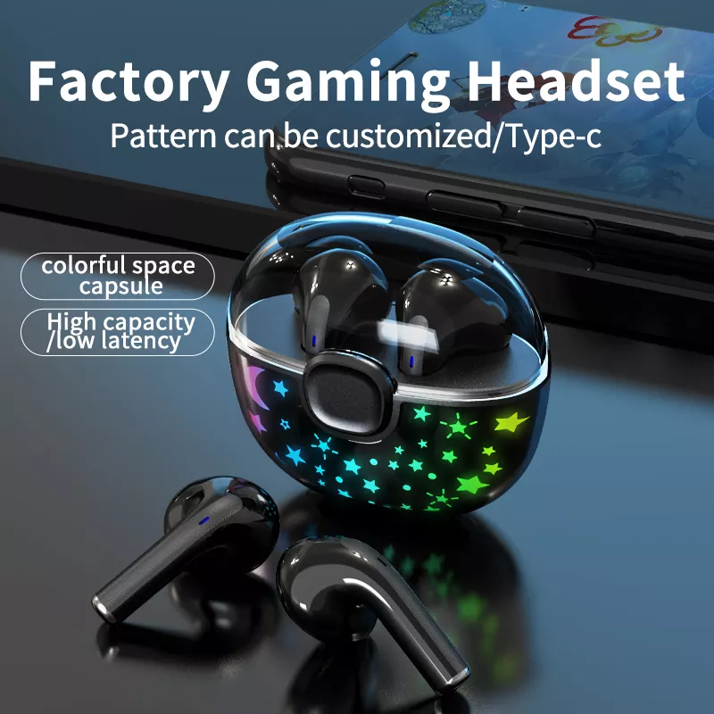 Amazon Hot-Selling F70 TWS Earuds Wireless Type C Sport Gaming In-Ear Earphones