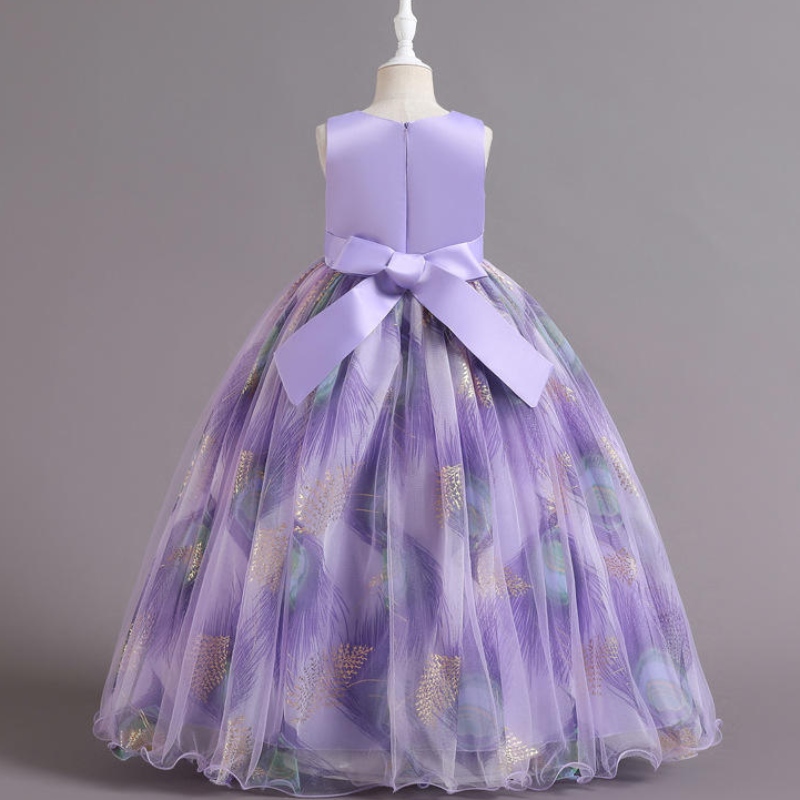 Barn spädbarn flicka blomma prinsessan party tutu klänning barn bröllop spets jul klänning vestidos kläder